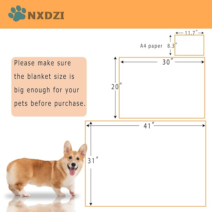 Dog Blankets for Medium Large Dogs Washable, 3 Pack Pet Blanket Washable 41" x - Image 7