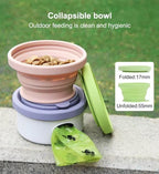 3 in 1 Collapsible Dog Bowl. Treat Container, Poop Bag Holder - Image 4
