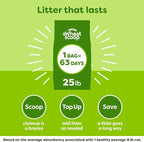 sWheat Scoop Natural Wheat Multi-Cat Litter, Superior Clumping - Image 6