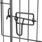 Yaheetech 24 inch 24 Panel Black Heavy Duty Foldable Metal Dog Exercise Pen - Image 6
