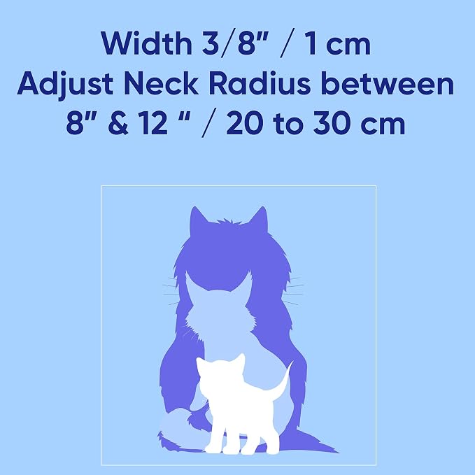 Pawtitas Reflective Teal Cat Collar - Image 6