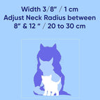 Pawtitas Recycled Blue Reflective Cat Collar – Eco-Friendly Breakaway Safety - Image 7