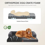 Orthopedic XXL Dog Beds, Waterproof Egg Crate Foam Big Pet Bed - Image 2