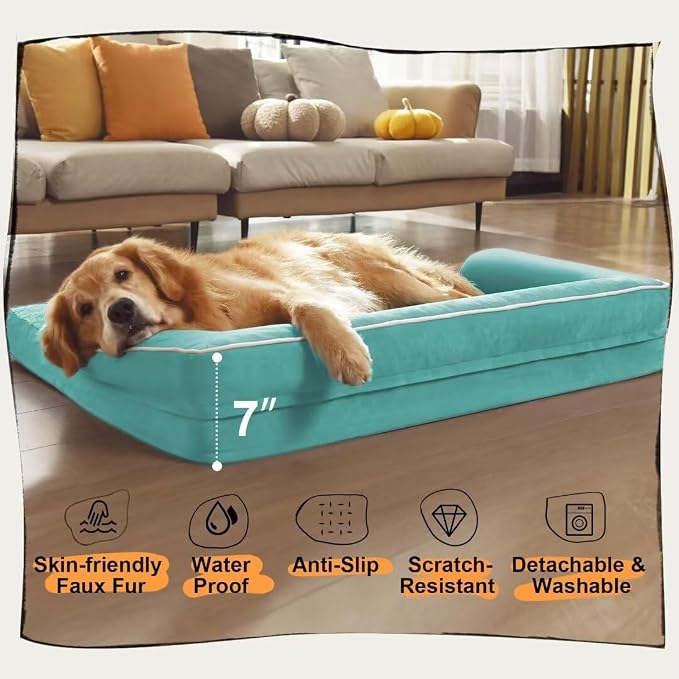 Orthopedic Washable Large Dog Bed, Dog Beds - Image 6