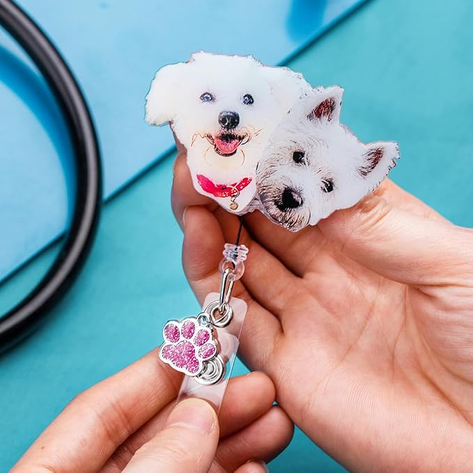 callie Personalized Pet Badge Reel - Image 5
