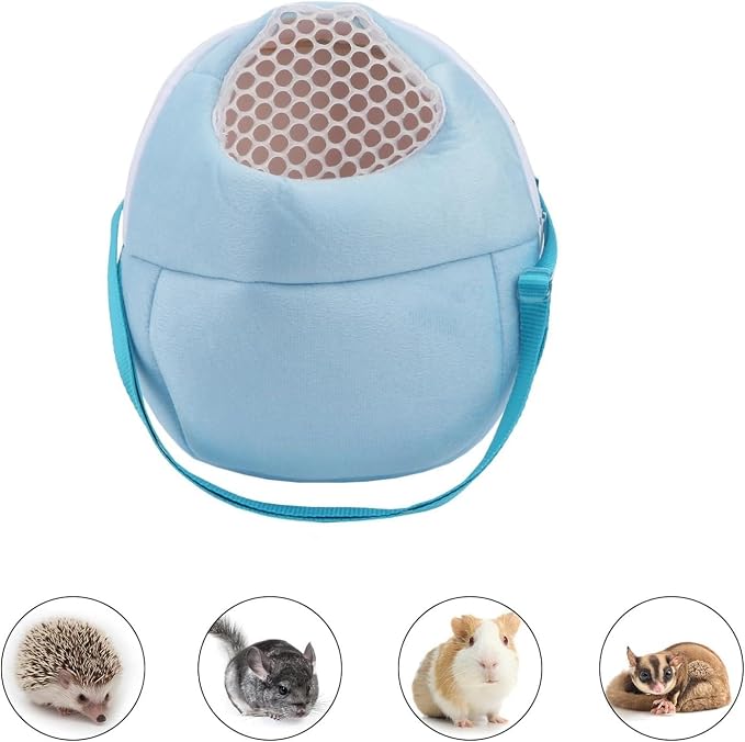 Pet Carrier Backpack for Small Animals, Travel Handbag for Cat, Guinea Pig - Image 4