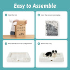Orthopedic Dog Bed for Large Medium Size Dog, Soft and Warm Faux Fur Sofa for - Image 7