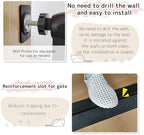 Lumizone Extra Tall Pet Gate 55.12" High Pressure Mounted 30.12"-34.05" Extra - Image 6
