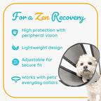 ZenPet Recovery Cone E-Collar for Dogs & Cats – Soft, Comfortable, Safe & - Image 5