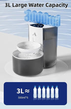 Wireless Cat Water Fountain No Filters, 3.5L Automatic Wastewater Separation - Image 6