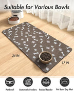 MontVoo Dog Food Mat-Pet Feeding Mat - Image 8