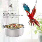 Tfwadmx Bird Feeding Dish Cups Parrot Food Bowl Clamp Holder Coop Cup - Image 7