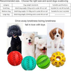 Sunglow 2 Pack Dog Toy Ball，Nontoxic Bite Resistant Teething Toys Balls - Image 3