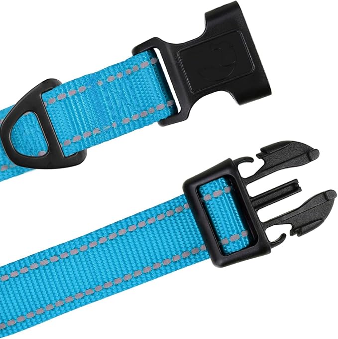 TagME Small Dog Collar, Adjustable Reflective Nylon Pet Collar - Image 4