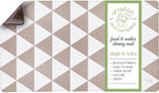 CROXTON & CO. Non-Slip Faux Leather Pet Feeding Mat by CroxtonandCompany
