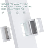 Baboni Pet Door for Wall, Steel Frame and Telescoping Tunnel, Aluminum Lock - Image 5