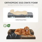 Orthopedic XXL Dog Beds, Waterproof Egg Crate Foam Big Pet Bed - Image 2
