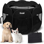 Foldable Portable Dog Playpen for Medium Dogs Indoor Outdoor, Big Dog Pet by Goozii