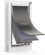 Baboni 3-Flaps Pet Door for Interior and Exterior Doors, Steel Frame and by Baboni