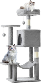 Sweetcrispy 44 inch Cat Tree Tower, Small Cat Climbing Tower by Sweetcrispy