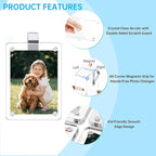 2 Pack Magnetic Car Visor Photo Holder – Personalized Acrylic Clip - Image 7