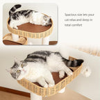 48'' Cat Tree for Large Cats, Modern Cat Tree Multi-Level Condo - Image 9