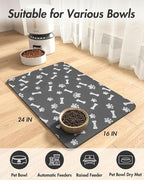 MontVoo Dog Food Mat-Pet Feeding Mat - Image 8