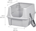 IRIS USA Large Cat Litter Box - Image 2