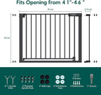 BABELIO Baby Gate for Doorways and Stairs, 41-46" Pet Gate - Image 6