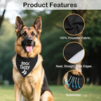 Sock Thief Black Dog Bandana, Puppy Fashion Accessory - Image 3