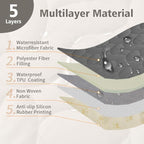 Ameritex Waterproof Pet Bed Cover Anti-Slip Dog Bed Blanket - Image 5