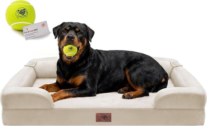 Orthopedic Dog Bed for Extra Large Dogs, XXL Waterproof Egg Crate Memory Foam - Image 8