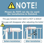 29-34 Inch Wide Baby Gate for Stairs Dog Gate Indoor Pressure Mounted No Drill - Image 6
