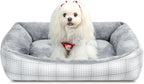 MIHIKK Rectangle Dog Beds for Small Dogs & Cats, Orthopedic Sleeping Pet Bed by MIHIKKPet%E2%80%99sHome