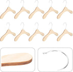 10pcs 8.66-inch Wooden Pet Hangers - Image 9
