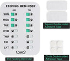 YAUYIK Dog Feeding Reminder, Magnetic Reminder Sticker, AM/PM Daily Indication - Image 7