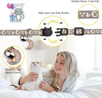 4PCS Cat Collar with Bells, Breakaway Cat Collars, Kitten Collar with Bell - Image 3