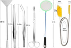 7 in 1 Aquarium Aquascaping Tools Kits, Stainless Steel Aquarium Plant Tools - Image 2