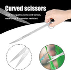 Aquarium Aquascaping Tool Stainless Steel Aquascape Tools Kit 4 in 1 Anti-Rust - Image 5