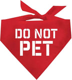 Do Not Pet Dog Bandana GB by TeesTails