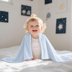 Soft Fleece Baby Blanket Ultra Cozy Blue Baby Blankets - Image 8