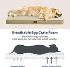 BFPETHOME Outdoor Dog Beds for Large Dogs, Waterproof Dog Bed for Medium - Image 5