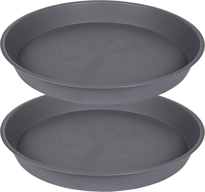 2 Pack of Bird Bath Bowl 12", 1.6" Depth, 10 12 inch Birdbath Bowls Dish Only by Bleuhome
