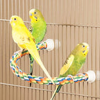 JW Pet Comfy Perch For Birds Flexible Multi-color Rope, Large - Image 4