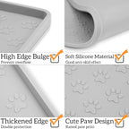 Ptlom Dog Food Mat Anti-Slip Bowl Mats - Image 7