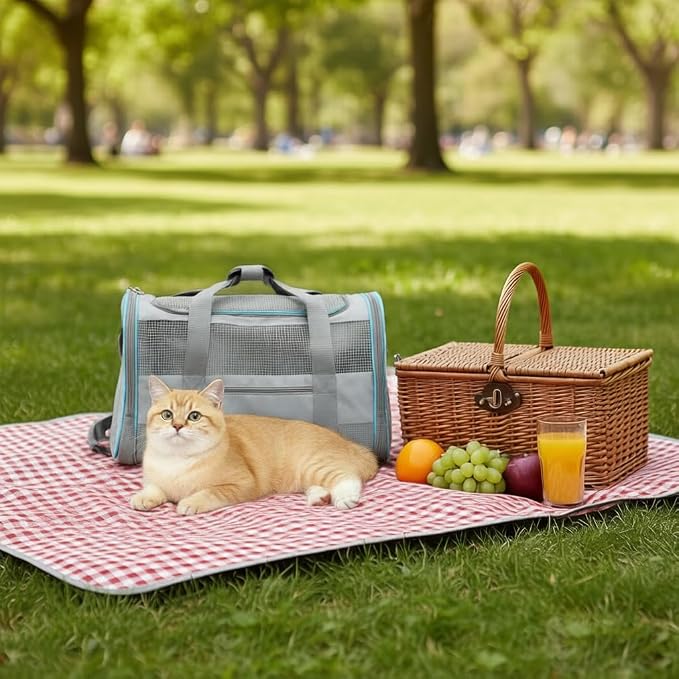 20 Inch Large Cat Carrier, Soft Sided Pet Carrier - Image 7