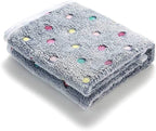 1 Pack 3 Blankets Super Soft Cute Dot Pattern Pet Blanket Flannel Throw - Image 3