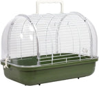 Small Bird Cage, Transparent Bird Travel Carrier, Full View Cockatiel Cage by Unknown