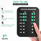 YAUYIK Dog Feeding Reminder, Magnetic Reminder Sticker, AM/PM Daily Indication - Image 6