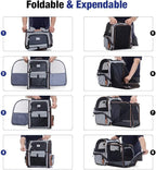 Lekebobor Large Cat Backpack Carrier Expandable Pet Carrier Backpack - Image 7